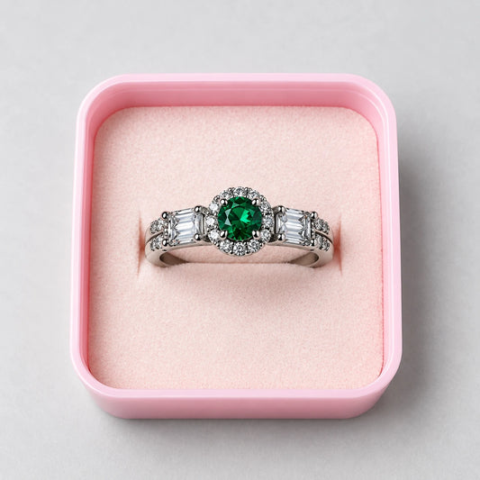 Regal Solitaire Crystal Ring