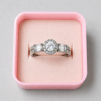 Regal Solitaire Crystal Ring