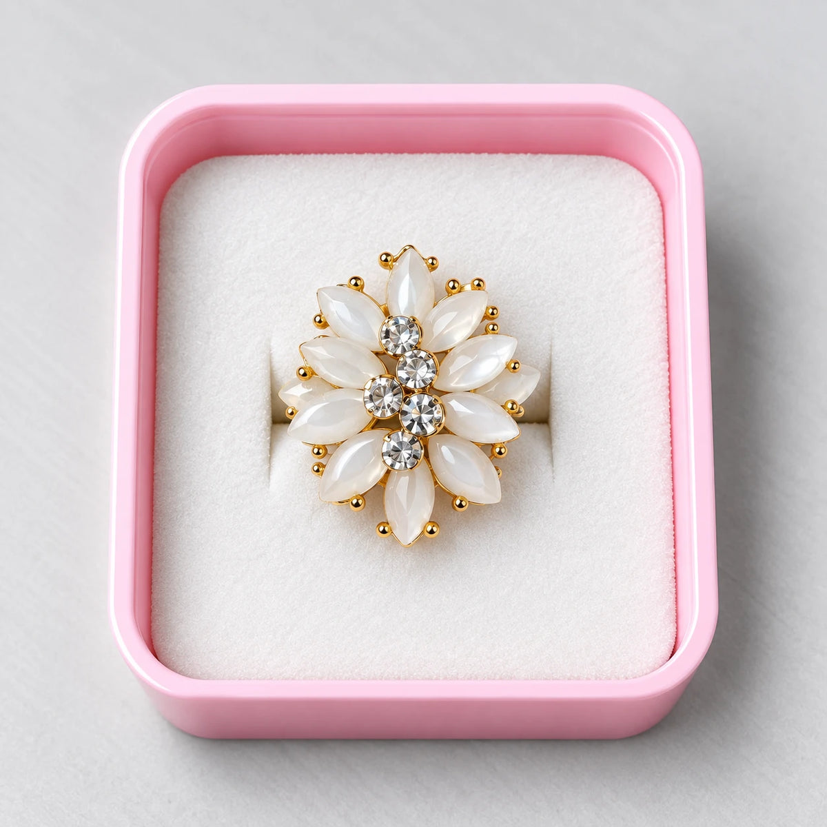 Floral Vine Statement Ring