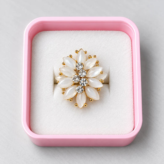 Floral Vine Statement Ring