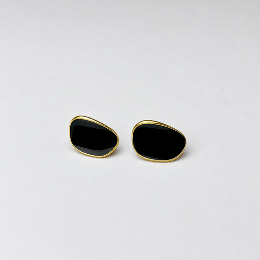 Midnight Elegance Black Studs