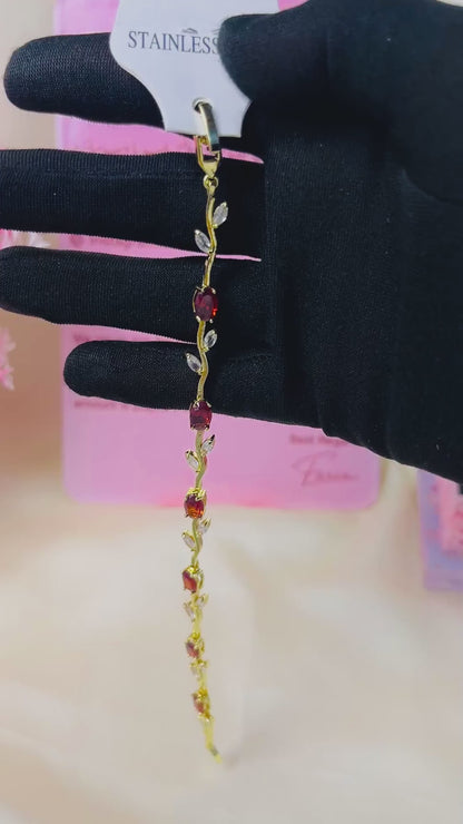 Tulip Bracelet Stainless - Rust