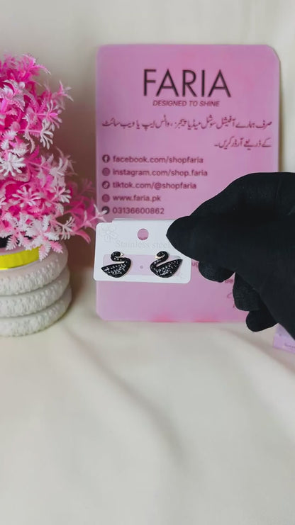 Black Swan Stainless Steel Studs
